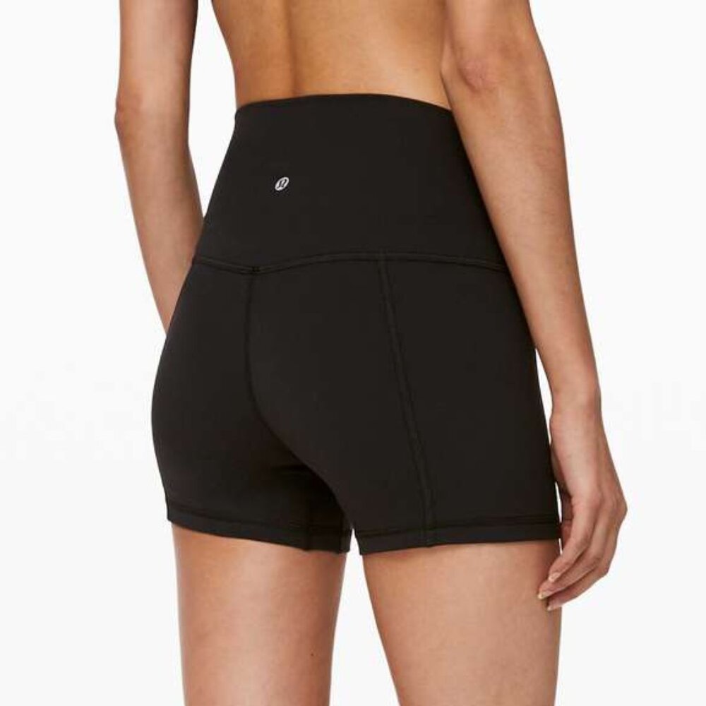 lululemon athletica Align high waisted black shorts